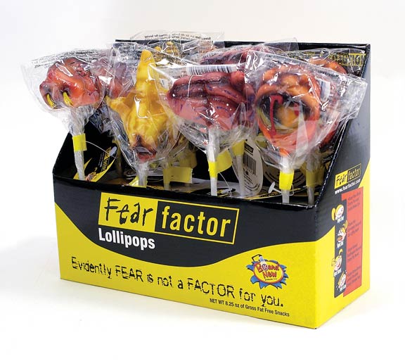 Fear Factor lollipops
